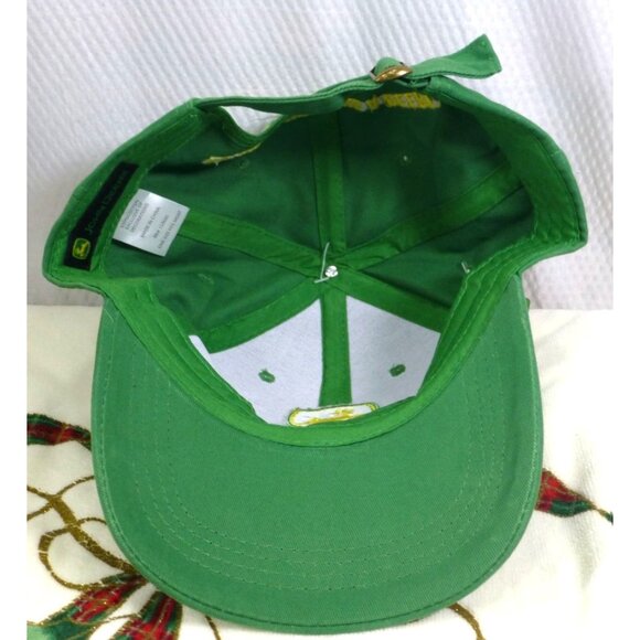 NWT John Deere Green Baseball Cap Hat Owners Edition Adjustable Strap - Picture 7 of 10